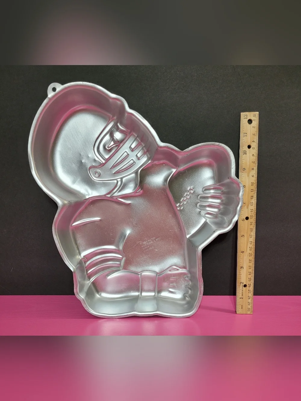 Vintage Wilton Aluminum Football Player Cake Pan No. 2105-4510